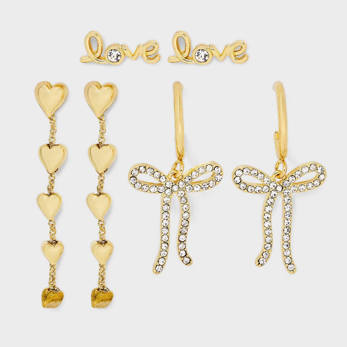 SUGARFIX By BaubleBar Golden Destiny Earring Set - Gold | Target