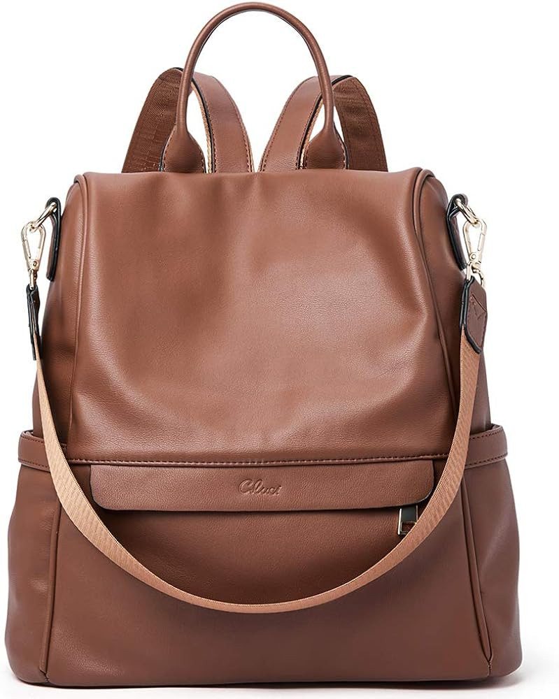 CLUCI Women Backpack Purse Fashion Leather Large Designer Travel Ladies College Shoulder Bags | Amazon (US)