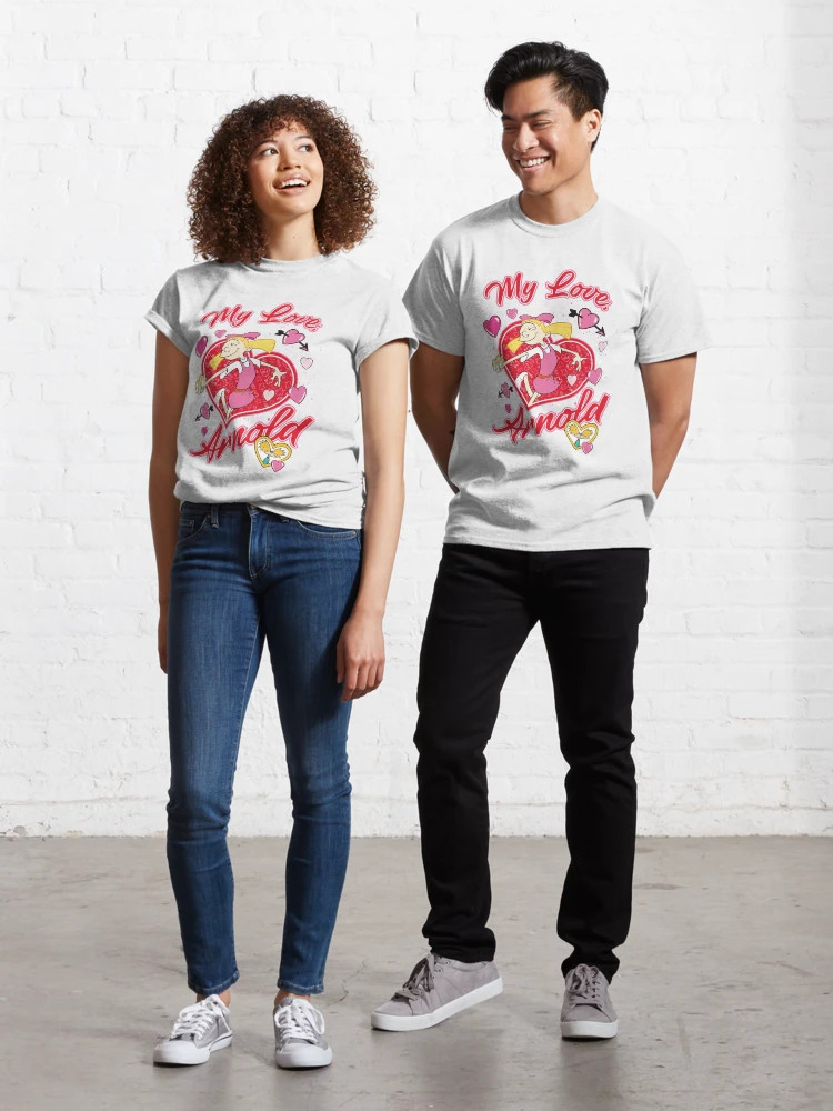 Hey Arnold! Valentine's Day Helga My Love, Arnold Hearts Classic T-Shirt | Redbubble (US)