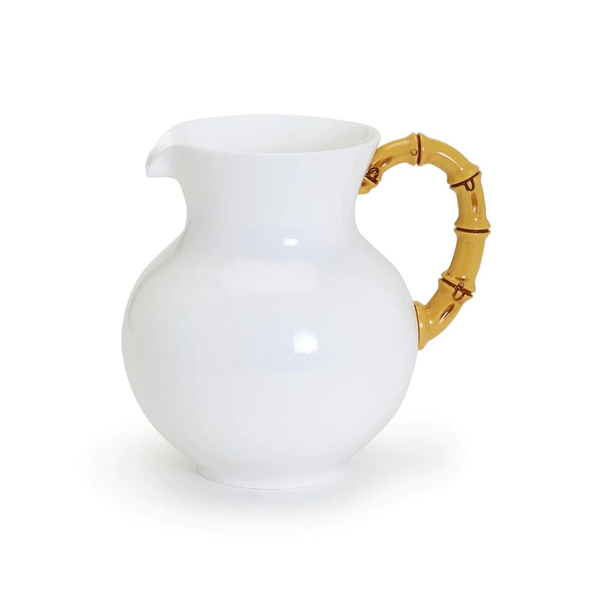 Bamboo Handle Pitcher | Sea Marie Designs