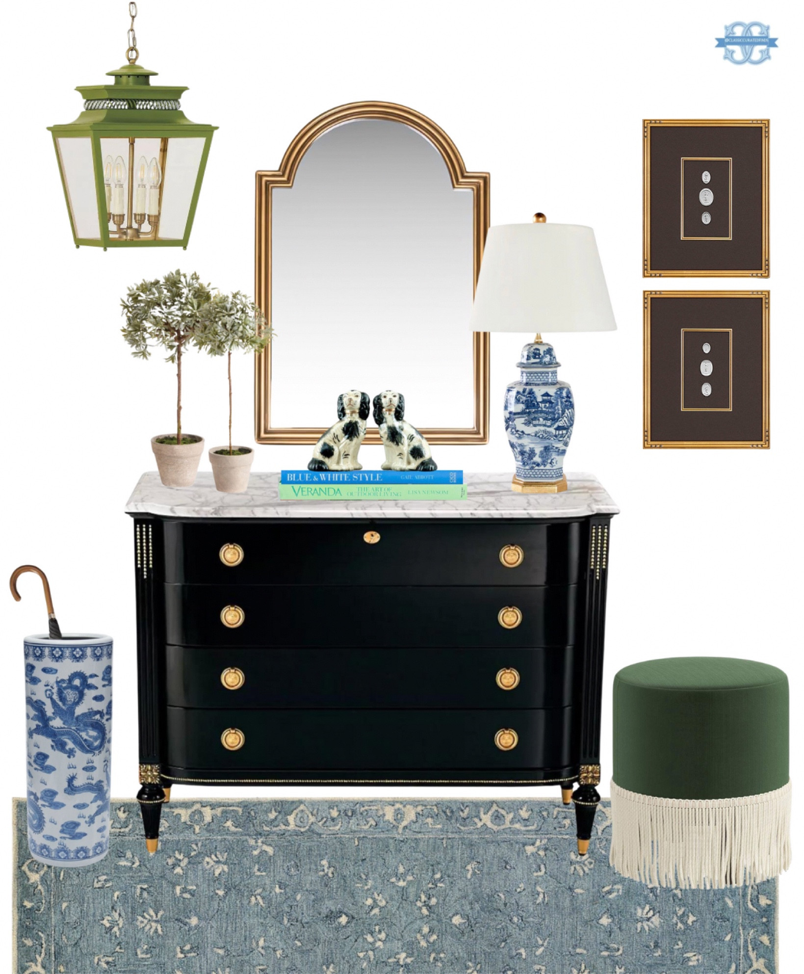 Traditional grandmillennial entryway💙🤍

Home Decor, Accent Chest, Runner Rug, Antique Chest, Mirror, Intaglio, Lamp, Chinoiserie, Ottoman, Entryway Decor

#LTKhome