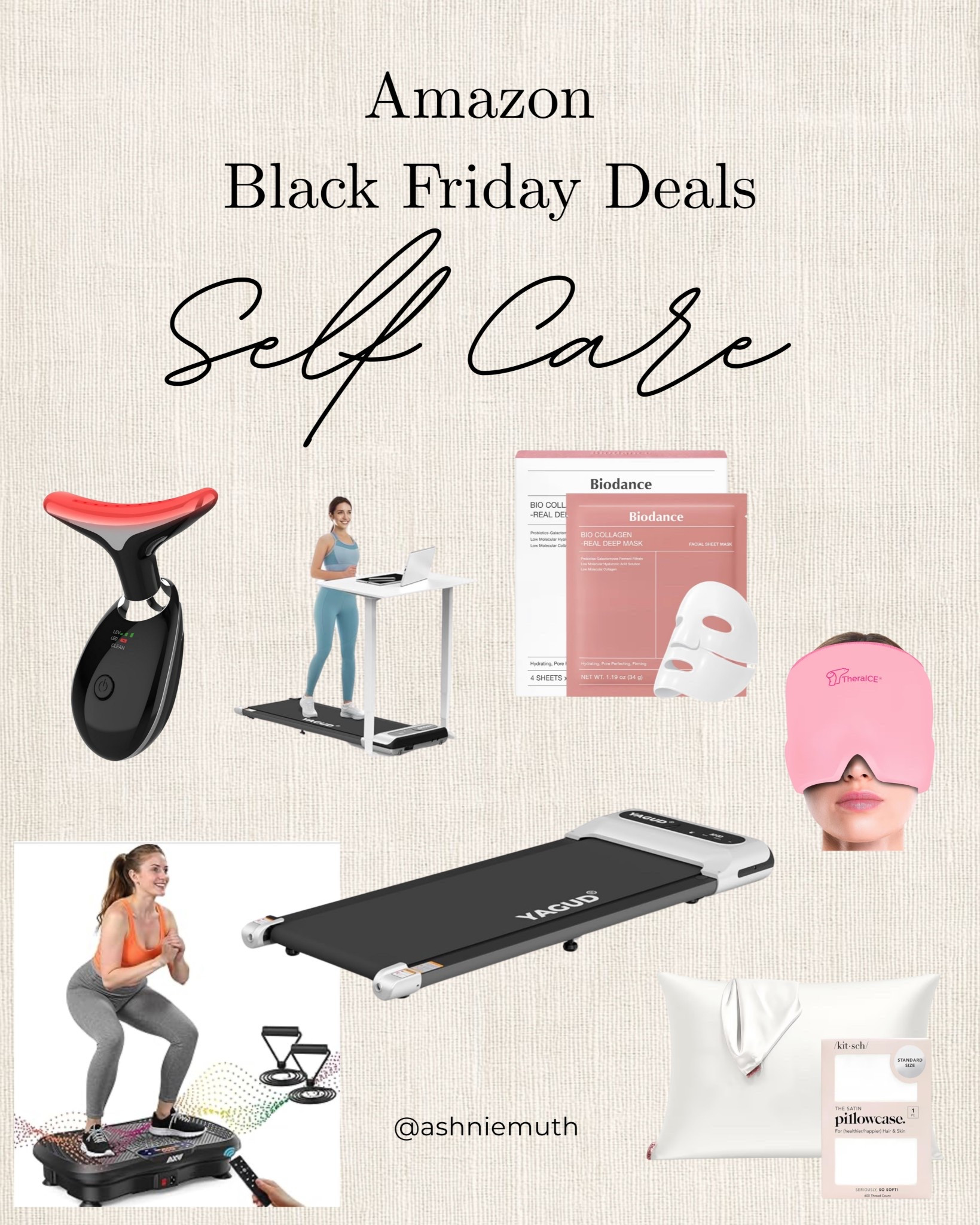 If you’re like me and usually wait until the last minute to buy gifts… let this be your sign to take advantage of all the early Black Friday Deals!! Self care is so important! Take the time to upgrade your wellness routine! I currently have and use all of these on a daily basis! #GiftGuide #SelfCare #LTKSaleAlert #WalkingPad #VibrationPlate

#LTKHoliday #LTKGiftGuide #LTKCyberWeek