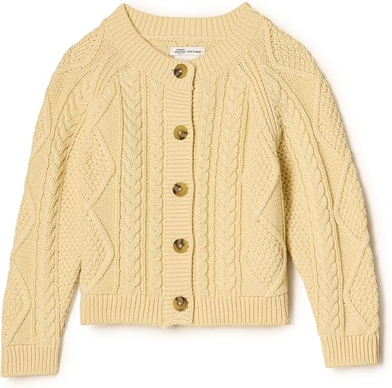 Amazon Essentials x Sofia Grainge Unisex Toddlers and Babies' Cable Knit Fisherman Cardigan Sweat... | Amazon (US)