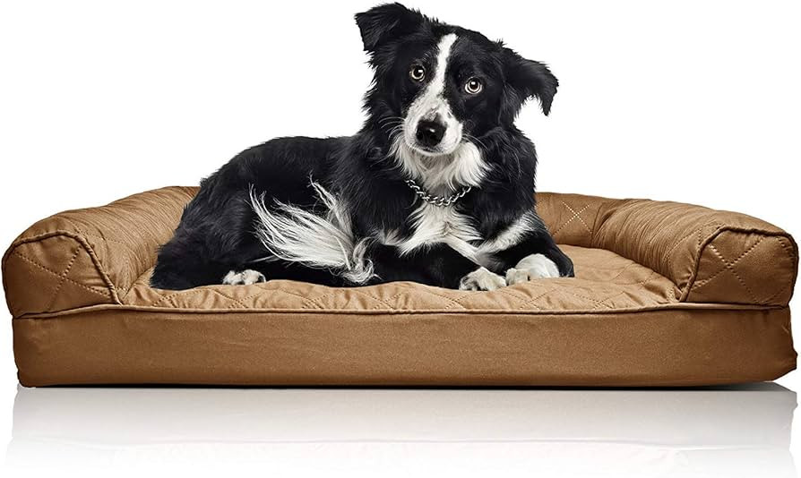 Furhaven Orthopedic Dog Bed for Large/Medium Dogs w/ Removable Bolsters & Washable Cover, For Dog... | Amazon (US)