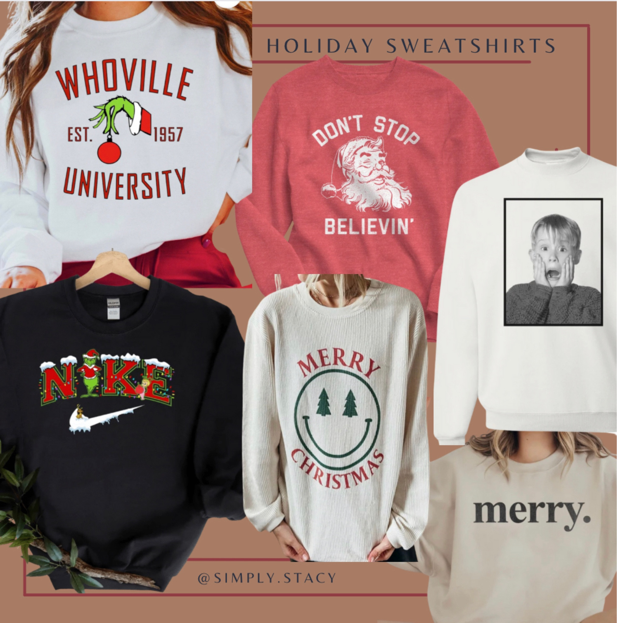 Holiday sweatshirts
Etsy finds

#LTKSeasonal #LTKCyberweek #LTKHoliday