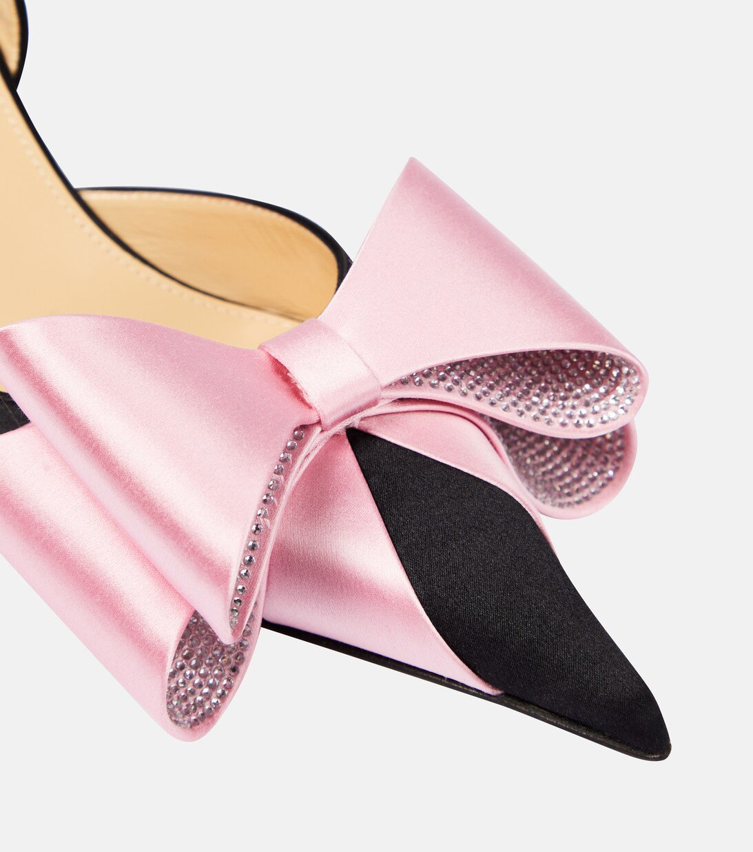 Le Cadeau 65 satin slingback pumps | Mytheresa (US/CA)