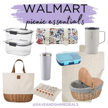 How cute are these picnic finds at Walmart! Grab a picnic basket, blanket, utensils, reusable cups and more!

Walmart finds, Walmart favorites, picnic favorites, picnic blanket, picnic essentials, picnic finds 

#LTKfindsunder50 #LTKSeasonal