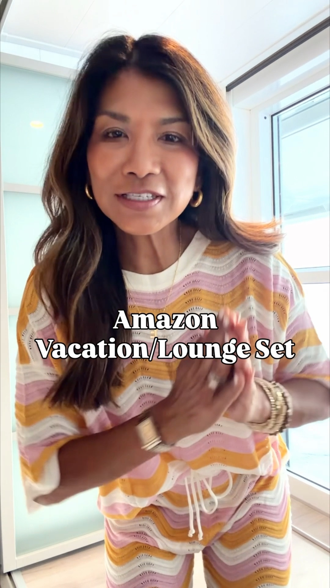 I’m 5’2” 118#ish for reference 
Lounge set  I sized up to medium for a looser fit.
Sandals tts. 
Amazon finds, vacation outfit, loungewear, over 50 style, midlife fashion, petite fashion,, affordable fashion, fashion over40 

#LTKOver40 #LTKBeauty #LTKFindsUnder50

#LTKFindsUnder50 #LTKPetite #LTKOver40