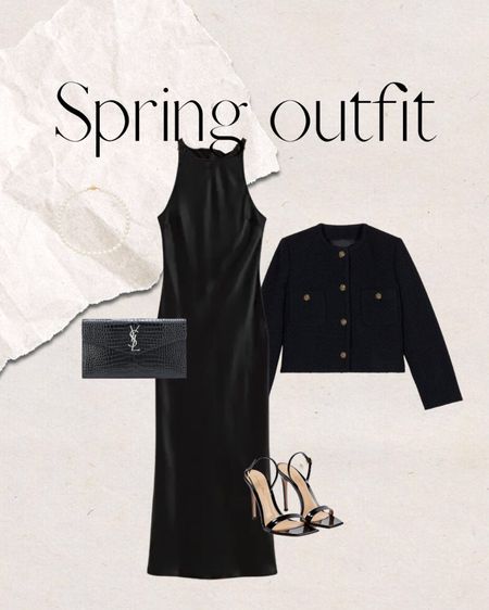 A chic black outfit for a romantic spring evétoile

#LTKFind