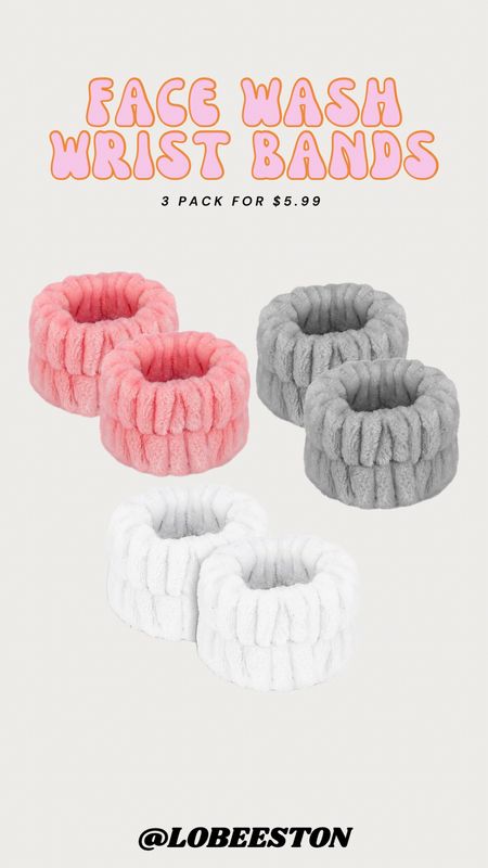 Face wash wrist bands!! Amazon find perfect to do my skin care routine with! 

#LTKbeauty