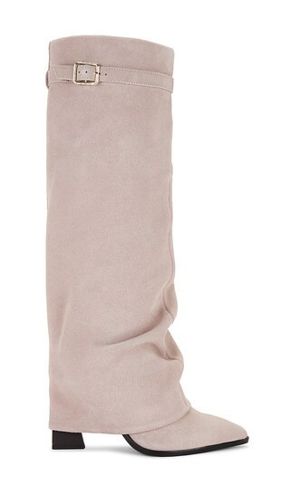Free People Felicity Foldover Boot in Brown. - size 7.5 | Revolve Clothing (Global)