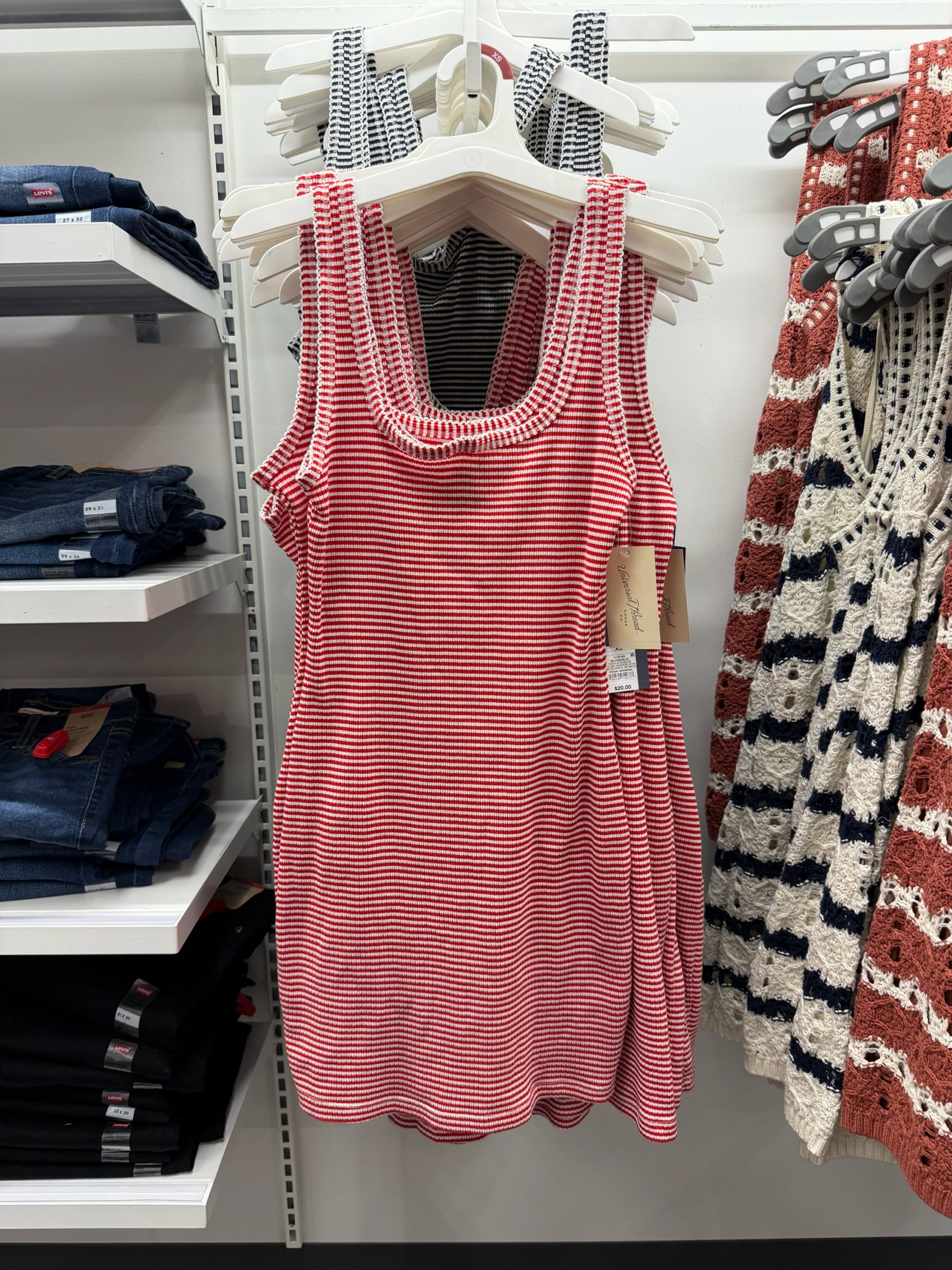 This striped knit dress being the #5 best seller this week is sooo deserved ❤️ It gives that effortless coastal summer vibe and would be so cute for beach vacations, lake weekends, casual dinners, or even throwing on over a swimsuit! summer outfits, vacation outfits beach, country concert outfits, date night outfits, graduation guest outfits, summer dresses, plus size fashion, target style, target finds, striped dresses, knit dresses, coastal outfits, beach vacation outfits, casual chic outfits
 

 #LTKootd #LTKSeasonal #LTKSwim