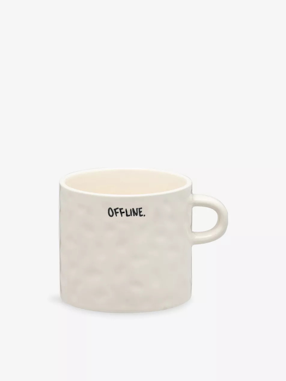 Offline Textured Ceramic Mug 9cm | Selfridges
