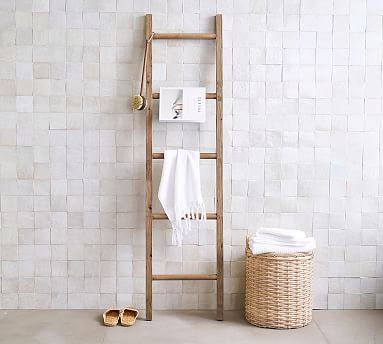 Rustic Reclaimed Wood Ladder | Pottery Barn (US)