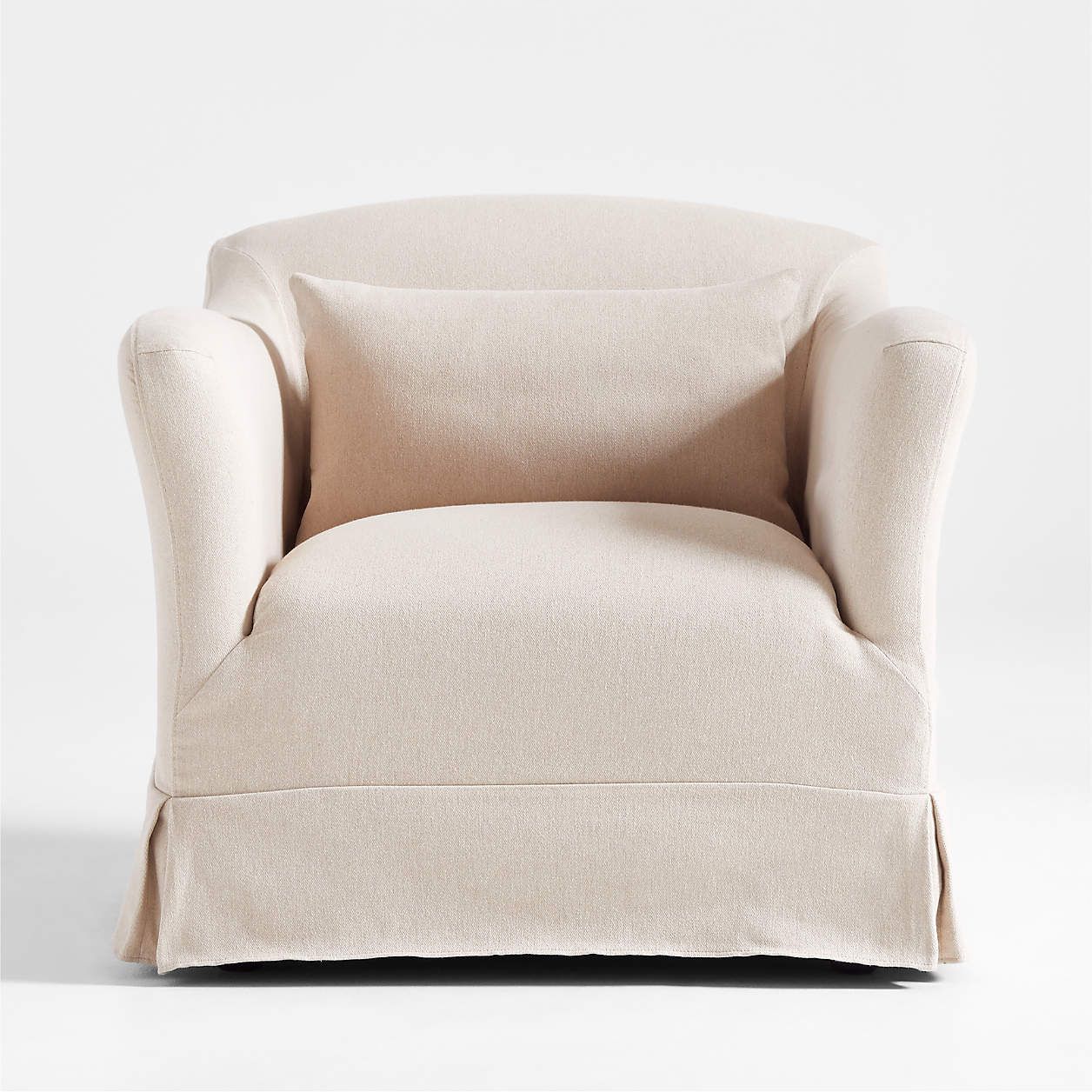 Crawford Slipcovered Chair by Jake Arnold | Crate & Barrel | Crate & Barrel