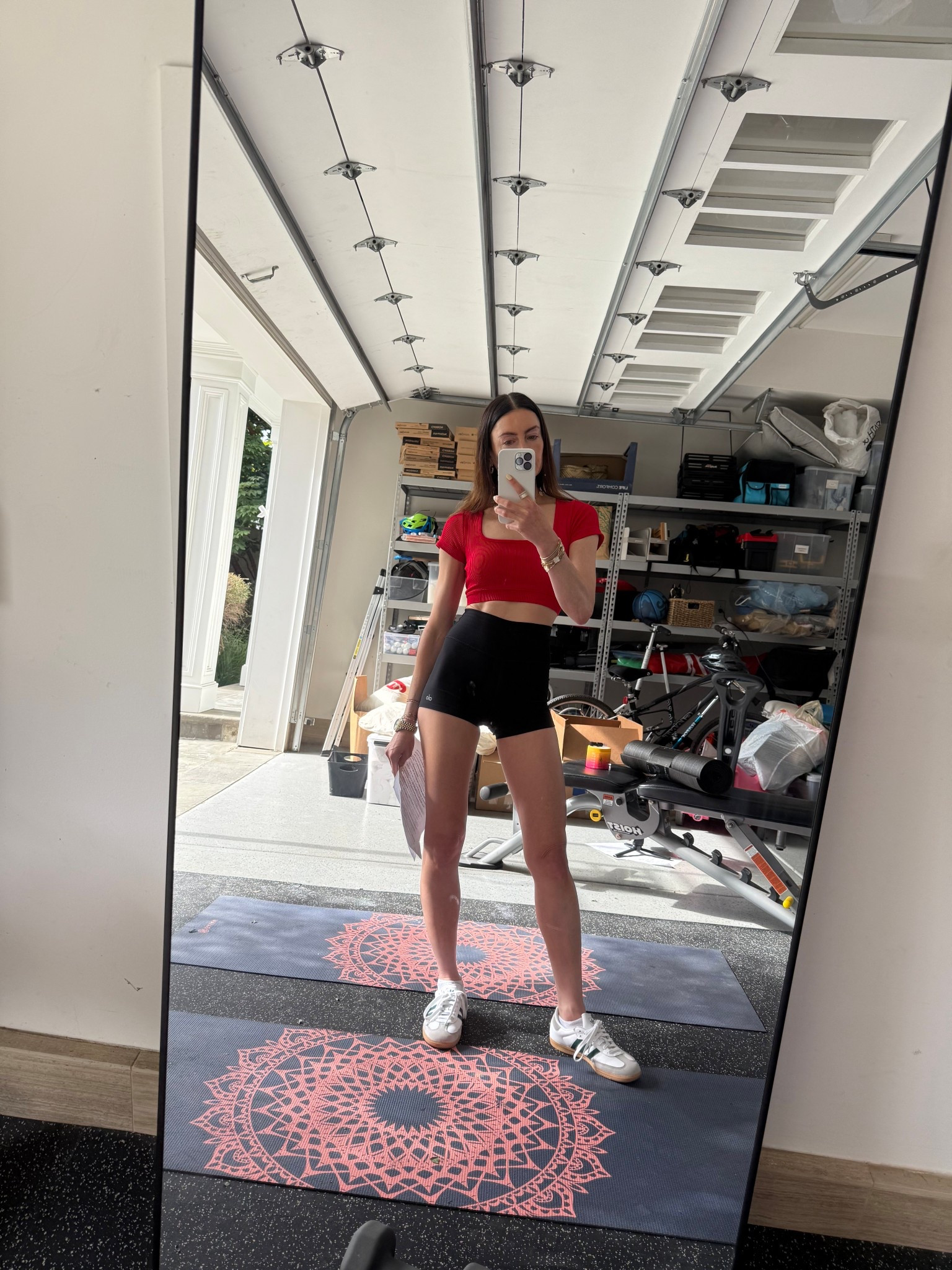 Lady in red 💃🏼🏋️‍♂️ 

#LTKShoeCrush #LTKActive #LTKOver40