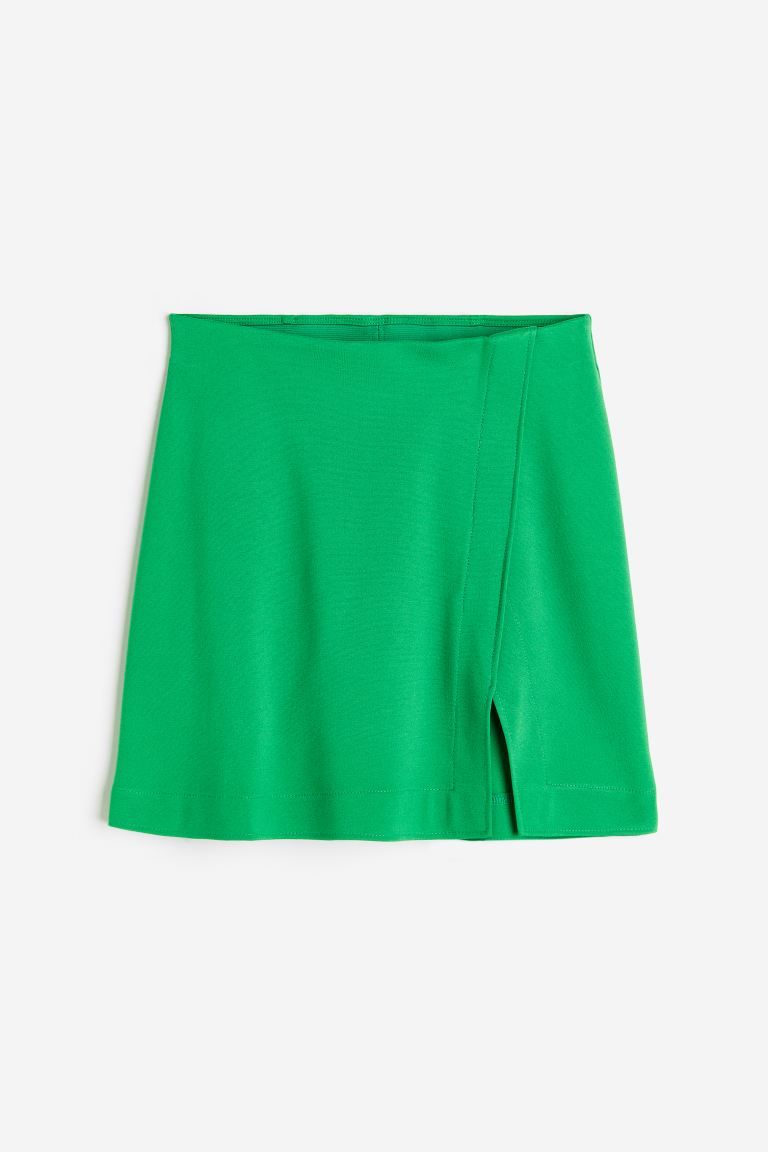 Short Wrap-front Skirt | H&M (US + CA)