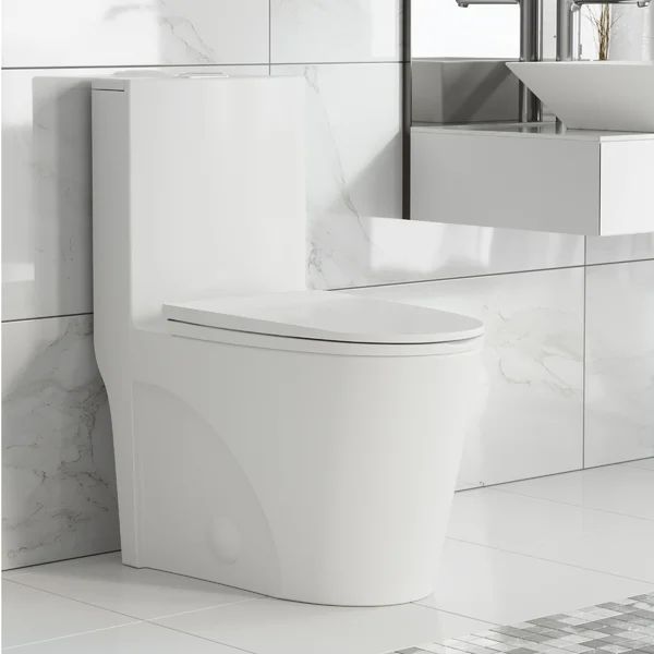 St. Tropez® 1.6 "GPF" Elongated One-Piece Toilet (Seat Included) | Wayfair Professional