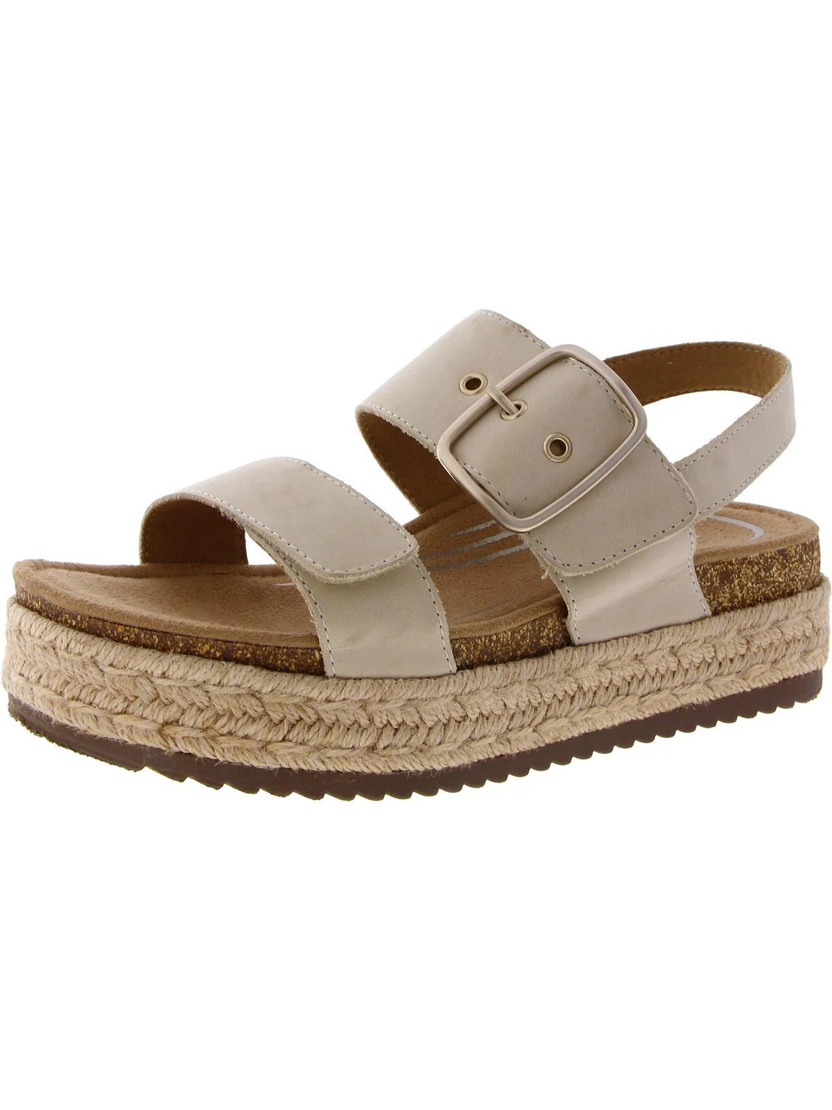 Vania Womens Leather Slip On Flatform Sandals | Shop Simon