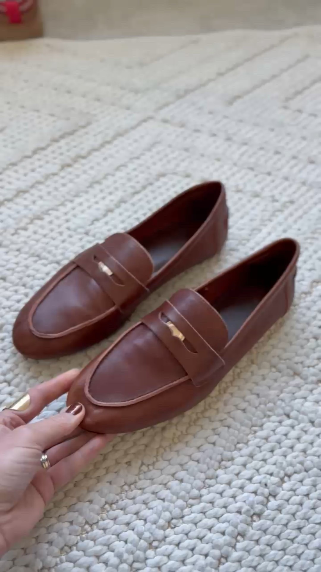A closer look at these leather loafers. Such a classic style. They fit true to size.

#LTKShoeCrush #LTKStyleTip #LTKOver40