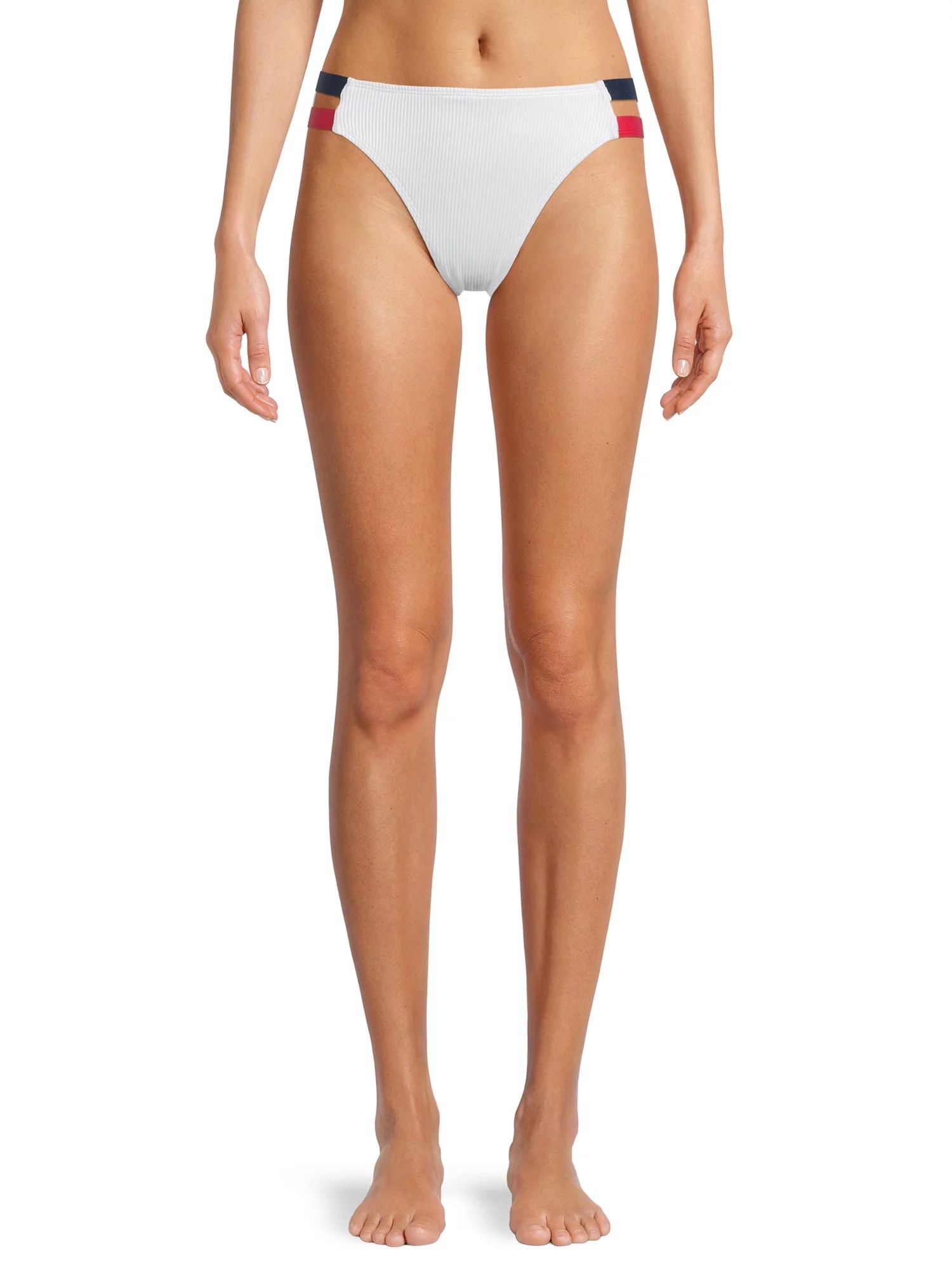 Social Angel Women's Low Rise Contrast Bikini Swimsuit Bottom - Walmart.com | Walmart (US)