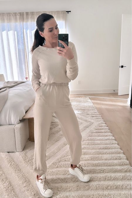 Jumpsuits are my favorite winter to spring transitional pieces! Easy to throw on and look chic! 

#LTKstyletip #LTKSeasonal
