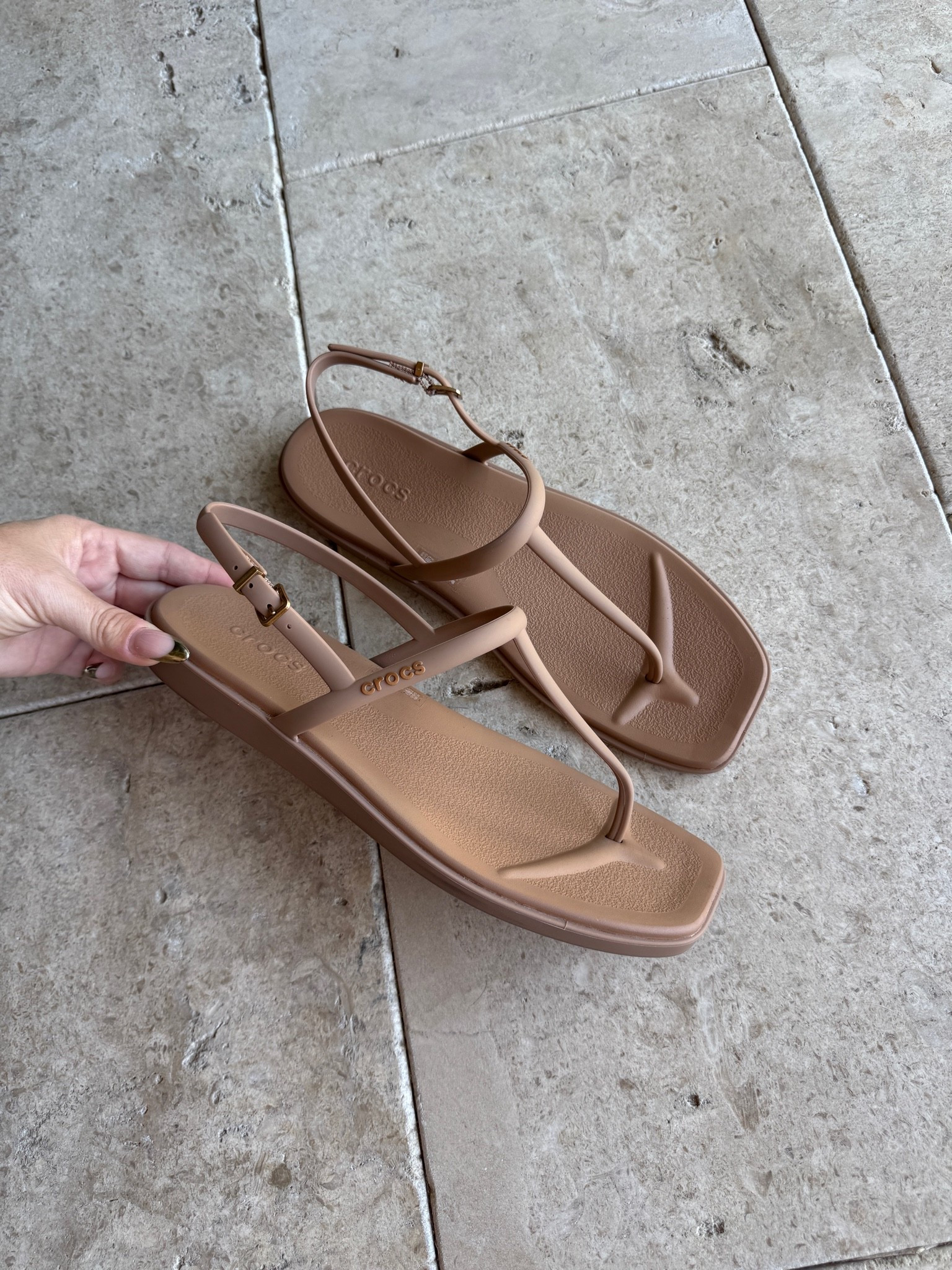 I hate crocs but not these ones. These are sooo comfy.