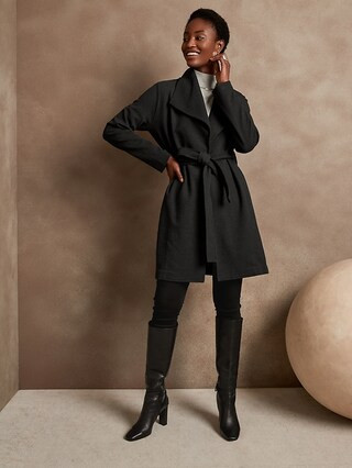 Long Wrap Jacket | Banana Republic Factory
