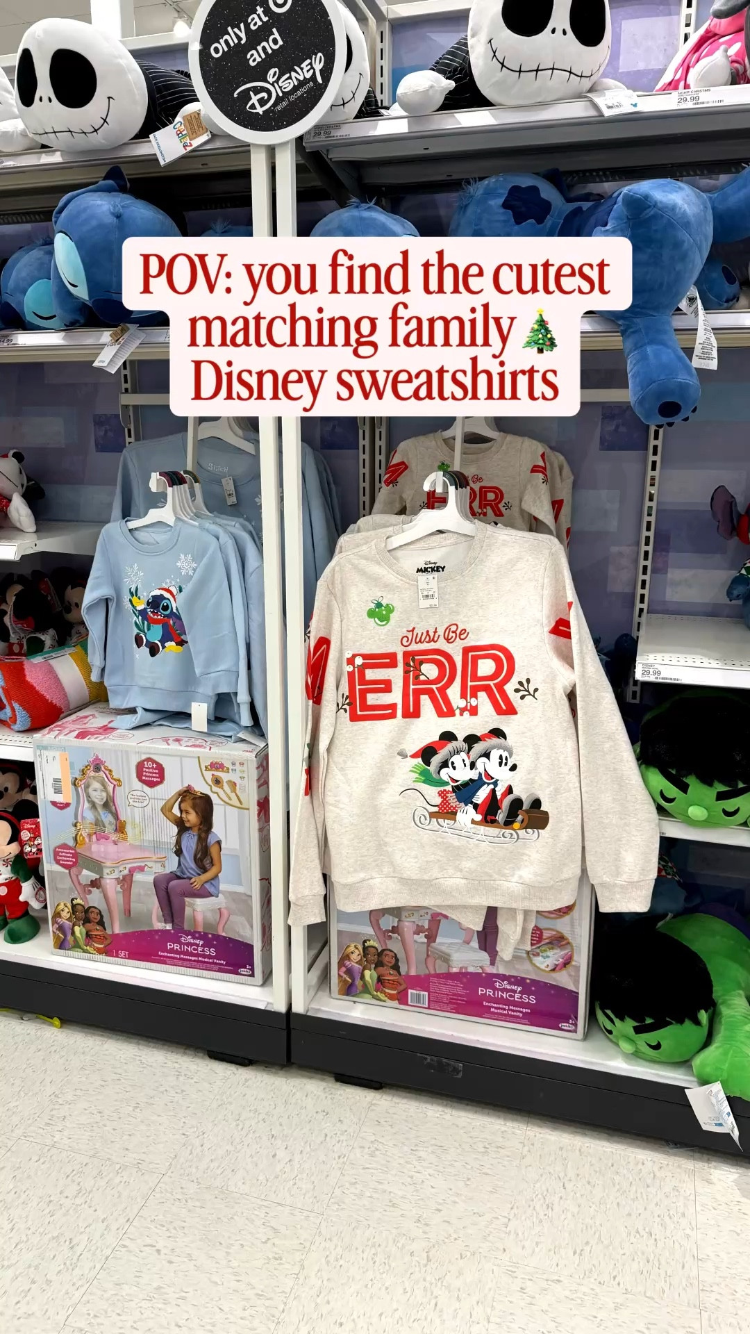 Heading to Disney for the holidays? 🎄✨
These Target Disney Christmas sweatshirts just dropped and are perfect for your Christmas Disney Trip! 🐭🎯
Festive, cozy, and perfect for Disney park days, family photos, or matching moments at home ❤️
And they have matching Disney Christmas pajamas too! 👀🎅

#targetstyle #targetfinds #targetfashion #disneystyle #disneyfamily #disneytrip #disneyoutfits #disneychristmas #holidaystyle #familychristmas #matchingpjs #disneyvacation #disneymom #ltkholiday #ltkmidsize #ltkfindsunder50 #targetholiday #momstyle #disneytravel #targetdeals  target disney sweatshirts, disney christmas sweatshirts, disney family christmas outfits, disney holiday outfits, disney trip outfits, disney world outfits, disneyland outfits, disney vacation style, disney travel looks, target christmas outfits, target holiday fashion, disney matching family outfits, disney matching sweatshirts, disney mom outfits, family disney trip, disney outfit ideas, disney park outfits, disney christmas trip, holiday disney style, disney pjs, disney matching pajamas, ltk holiday, ltk finds under 50, midsize mom style, mom fashion, affordable disney outfits