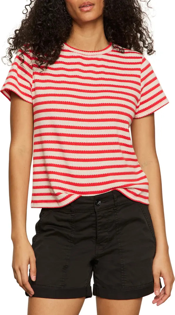 Sanctuary Perfect Texture Stripe Tee | Nordstrom | Nordstrom