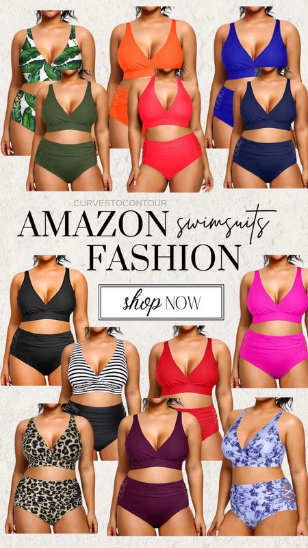 Amazon plus size bikini perfect for all my big busted and curvy girls! 

#LTKStyleTip #LTKMidsize #LTKSwim