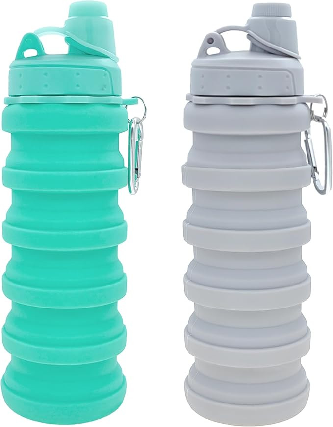 Collapsible Water Bottles Travel water bottle Sports Portable Sport Water Bottle Reusable Water B... | Amazon (US)