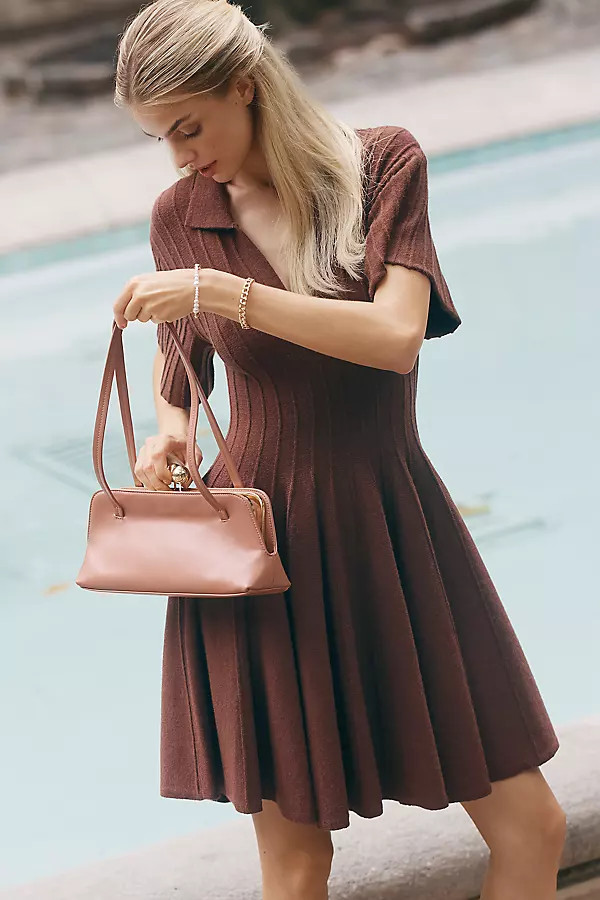 A-Line Mini Sweater Dress | Anthropologie (US)