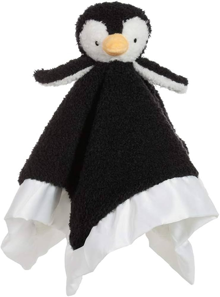 Apricot Lamb Stuffed Animals Soft Security Blanket Black Penguin Infant Nursery Character Blanket... | Amazon (US)