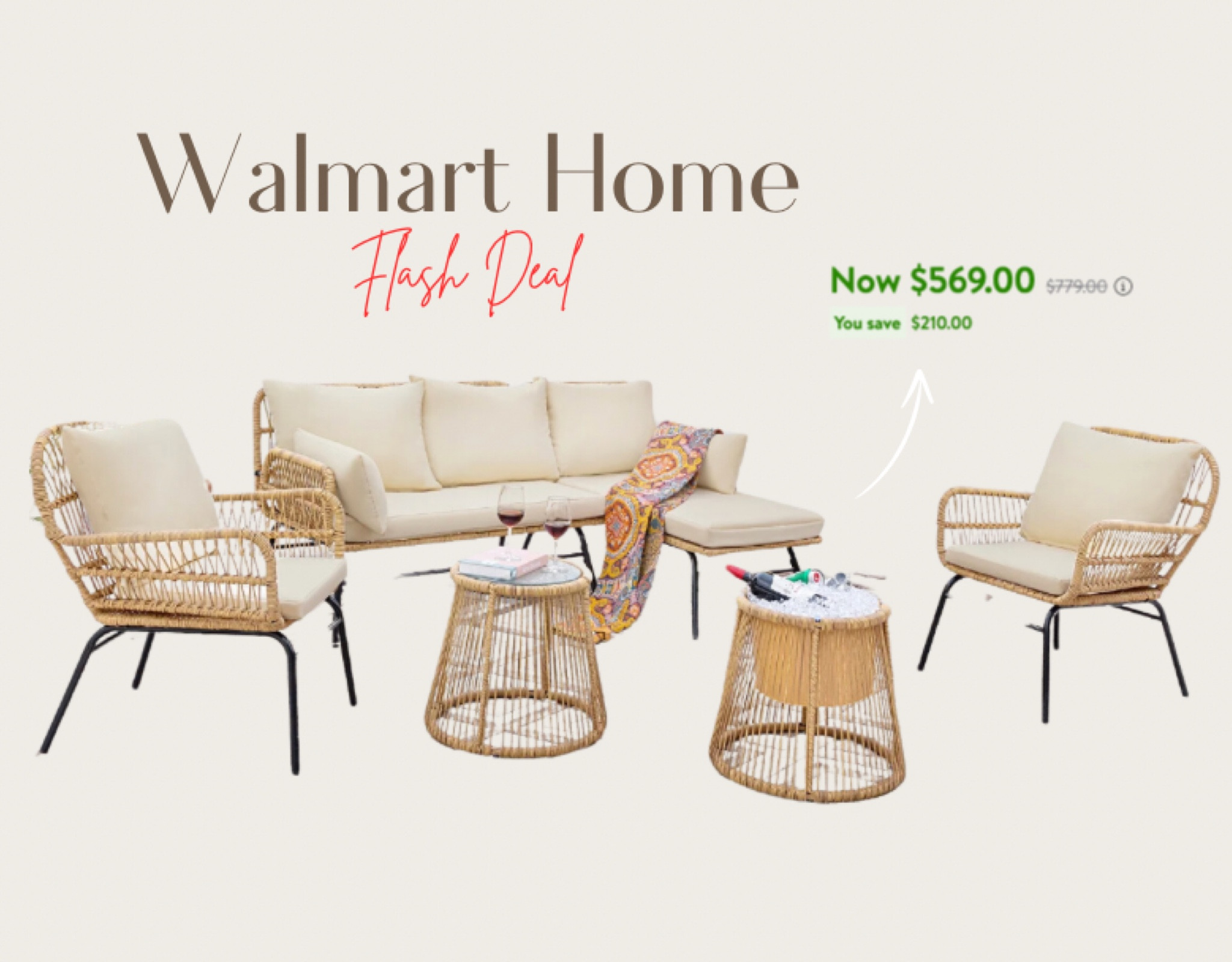 Super cute boho patio set on sale 🌞

#LTKHome #LTKSaleAlert #LTKStyleTip