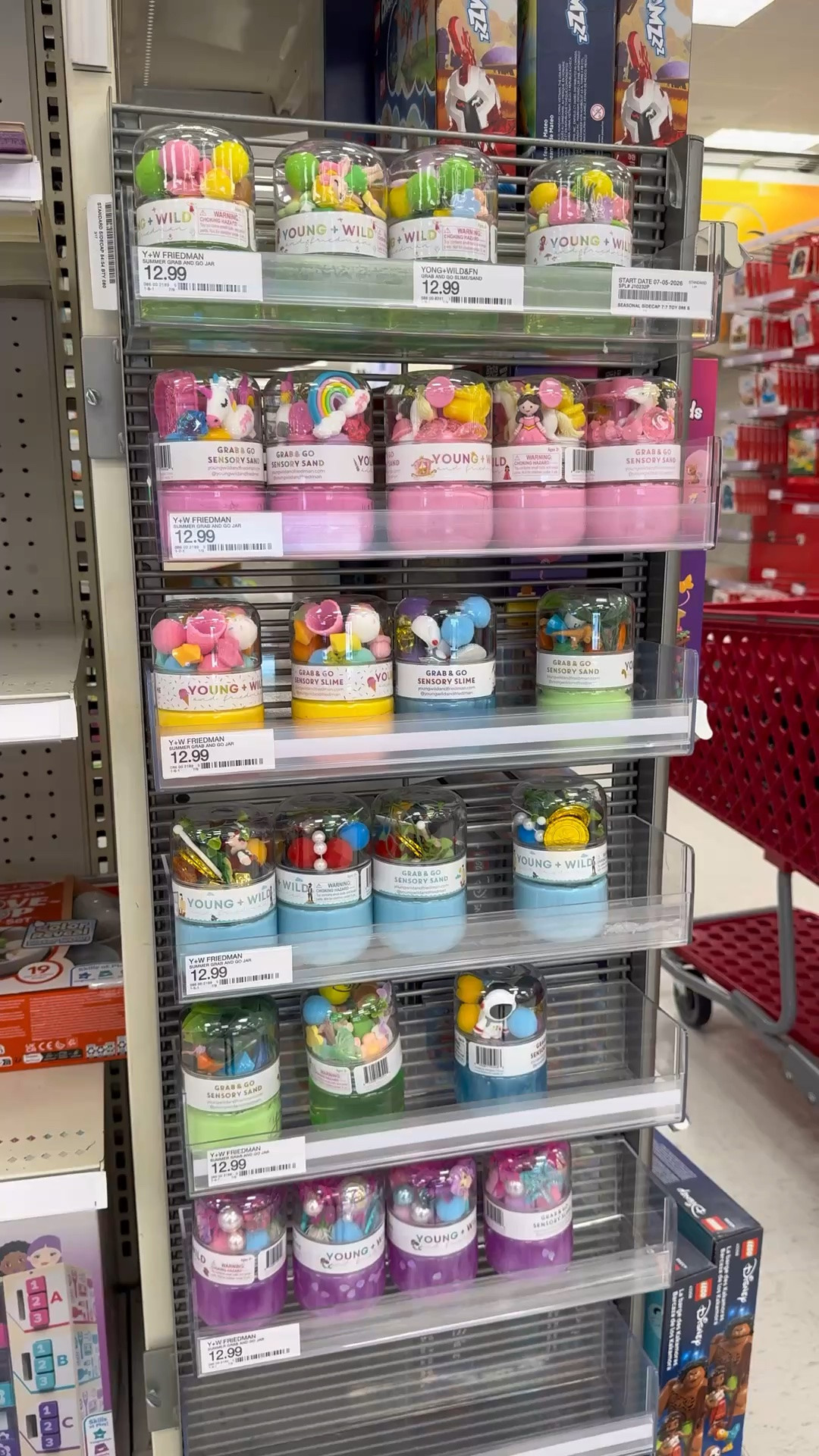 The new Young + Wild Sensory Grab & Go Jars at Target have been a hit in our house! They come in a bunch of different options, including slime and sand, so there’s something for every kid. Both of my kids have been playing with them since we brought them home. I love that they’re reusable, don’t have that strong chemical smell a lot of sensory slimes have, and they’re around $10–$13 depending on the jar. Definitely one of my favorite recent Target finds, and I’m already planning to grab a few more.

It’s looking to be in store only currently but will hopefully be available online soon! 🤞

#TargetFinds #TargetToys #SensoryPlay #KidsActivities #MomFinds