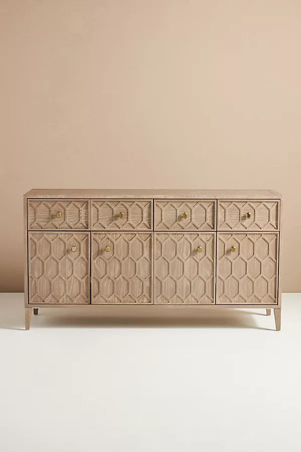 Textured Trellis Buffet | Anthropologie (US)