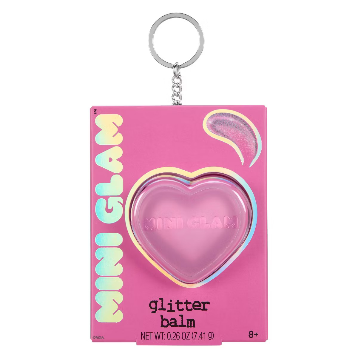 Mini Glam Cosmetics - Heart Glitter Balm Berry | Target