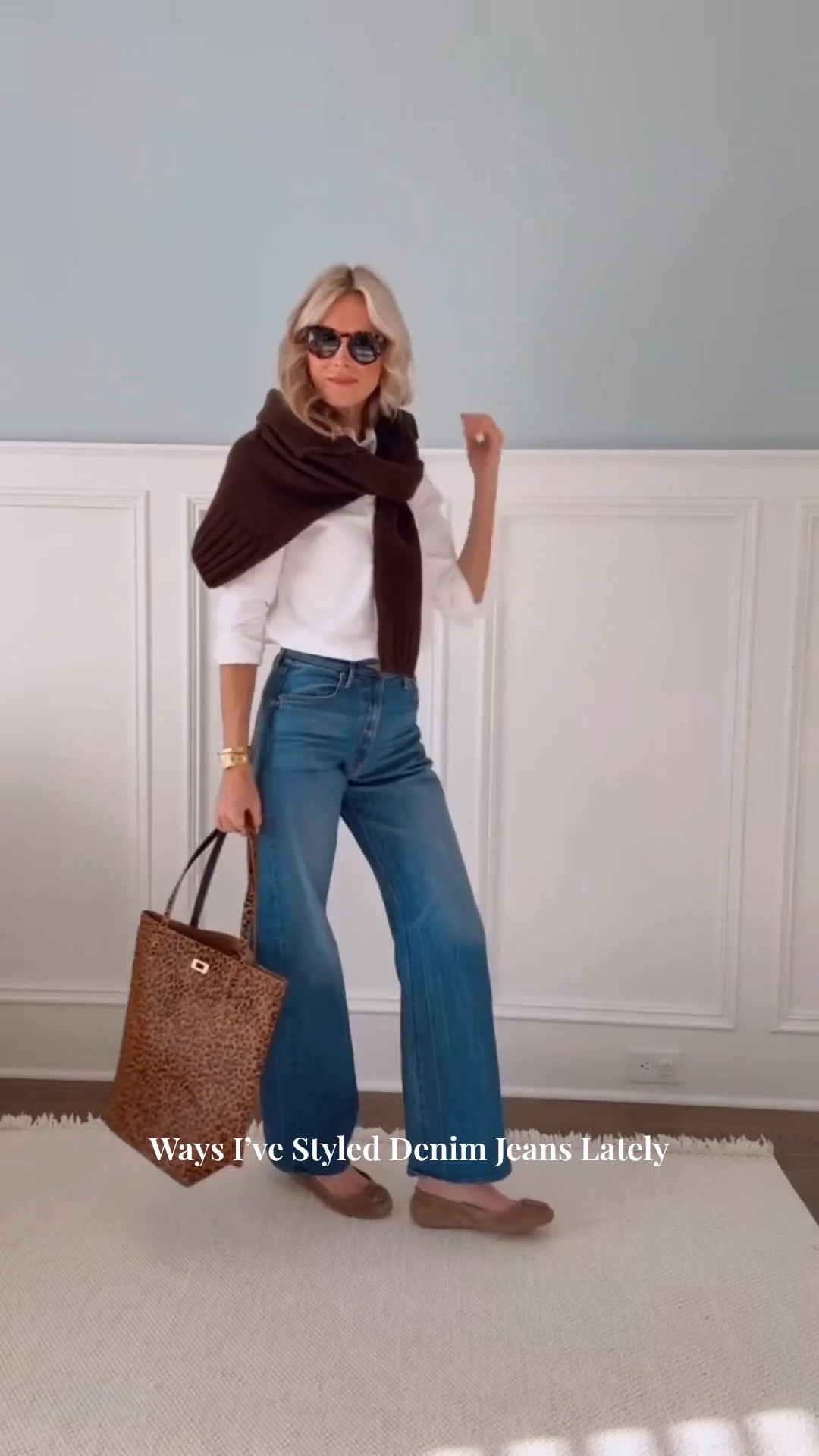 A few different ways I’ve been styling my favorite denim jeans lately!🤍

#LTKgrwm #LTKootd #LTKOver40