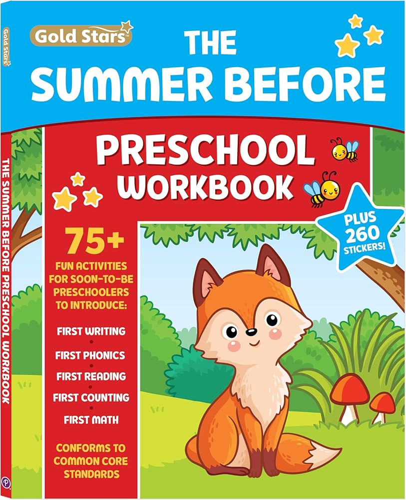 The Summer Before Preschool Workbook School Prep for Ages 3 - 4: 75+ Activities, First Writing, F... | Amazon (US)