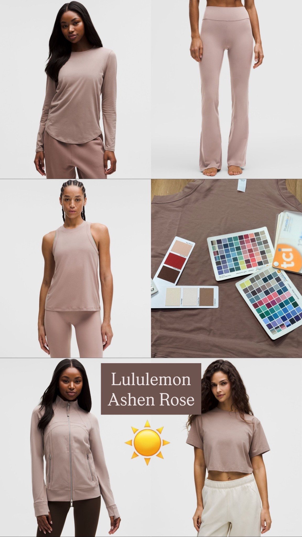 Lululemon Ashen Rose is a very cool brown - best for true and soft summers

HOC Summerr

#LTKSeasonal #LTKActive #LTKfitnessgoals