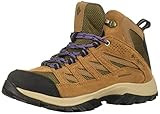 Columbia Women's Crestwood Mid Waterproof Hiking Boot Shoe, Dark Truffle, Plum Purple, 9 | Amazon (US)