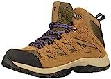 Columbia Women's Crestwood Mid Waterproof Hiking Boot Shoe, Dark Truffle, Plum Purple, 9 | Amazon (US)
