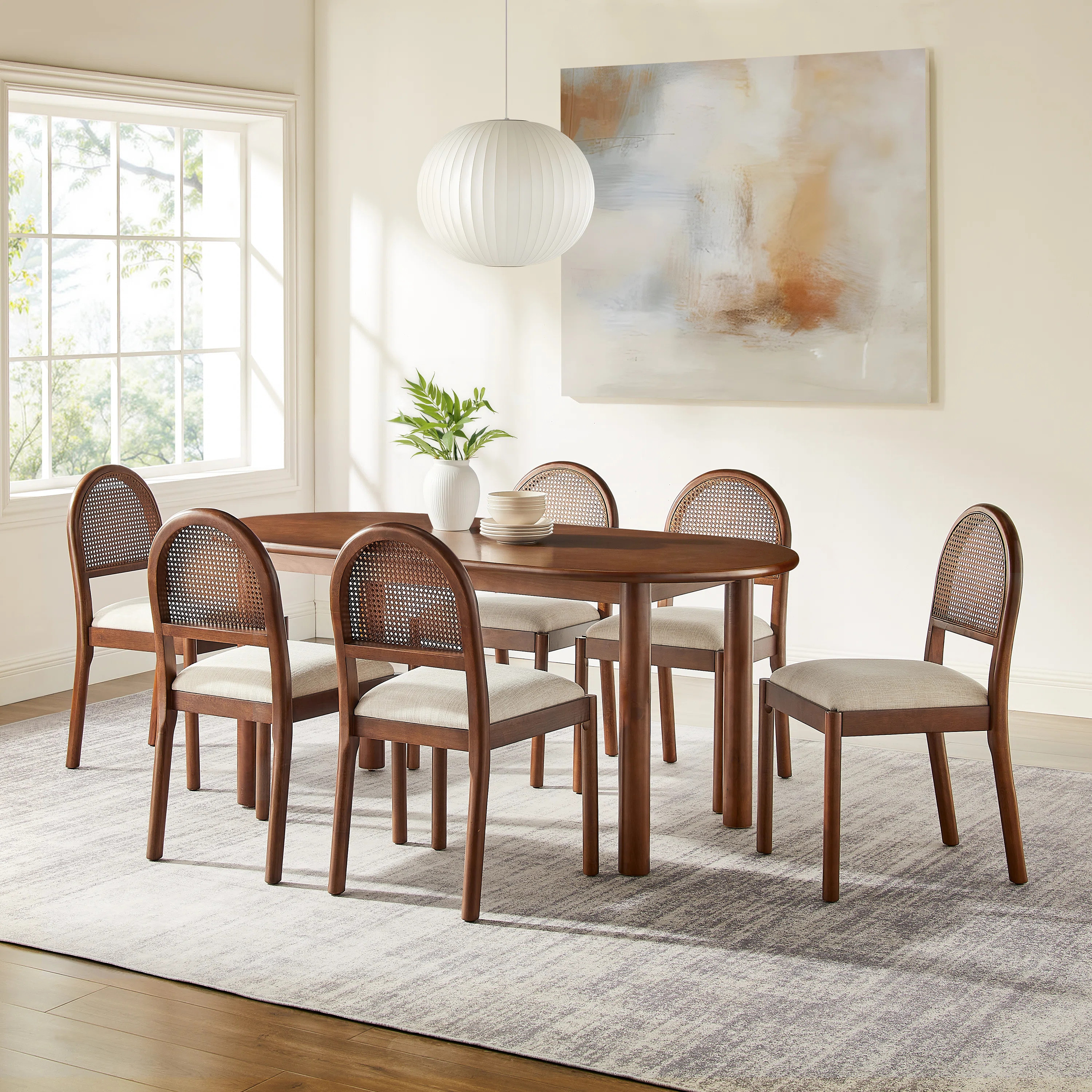 Kennedy 7-piece Dining Table Set For 6 | Wayfair North America