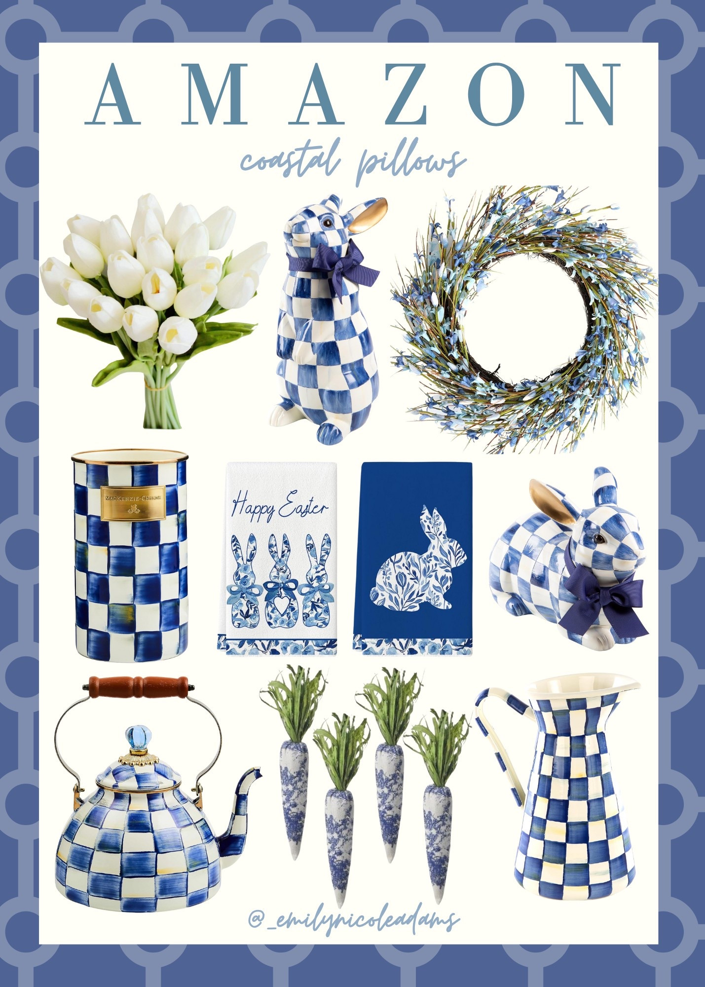 Amazon Easter Decor Blue and White🩵 Easter decor, Easter home, Easter aesthetic, spring decor, spring vibes, spring home, coastal decor, coastal grandmother, grand millennial decor 

#LTKSpringSale #LTKSeasonal #LTKHome