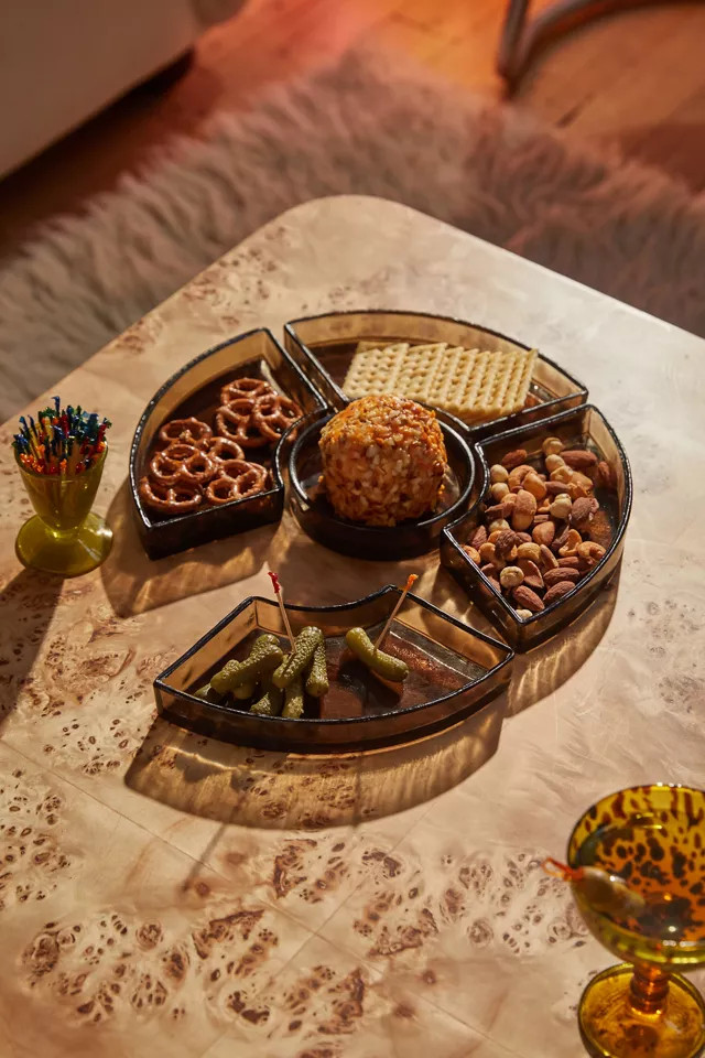 Donna Glass Serving Tray Set | Urban Outfitters (US and RoW)