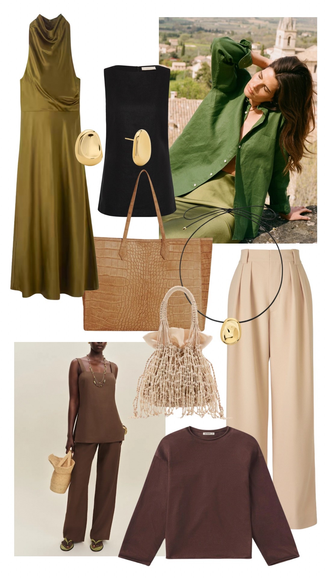Most loved by you this week 🤎 this summer’s colour palette is on point with my “true autumn” colour analysis - warm tonal colours, browns, tans, creams, beige and olive green. Linen, silk, satin and cotton pieces for an effortless holiday wardrobe 

#LTKsummer #LTKstyletip