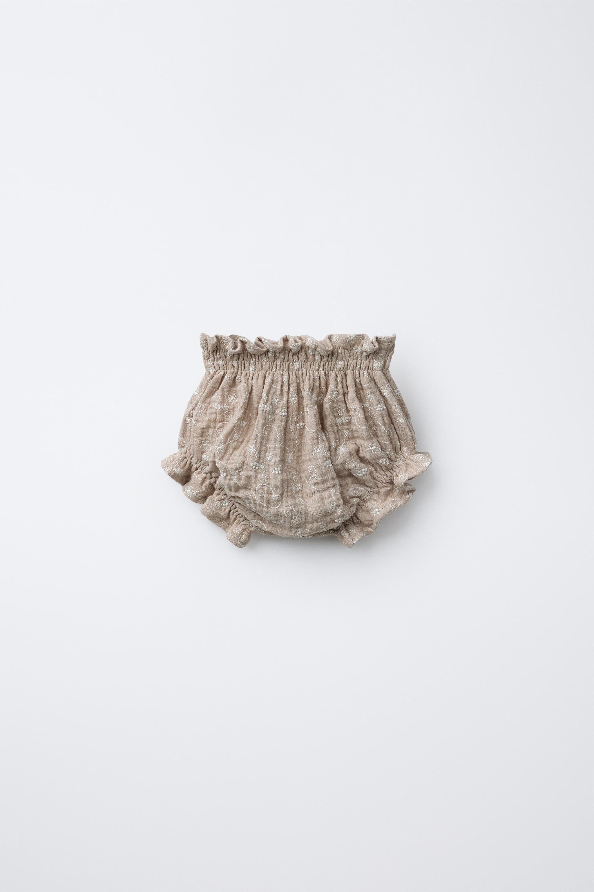 EMBROIDERED FLOWER BOTTOMS | Zara US