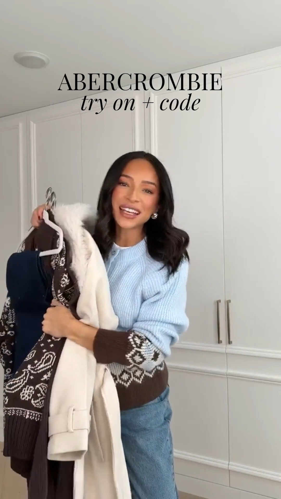Use code AFNENA for an extra 15% OFF Abercrombie! Almost everything is up to 40% OFF + my code stacks on top!! Sizing details below 👇🏽

Turtleneck sweater dress - S Tall
Cream trench coat - M 
Fair Isle Cardigan - M
Low Rise Baggy Jeans - 29 Long 
Maxi Sweater Dress - S Tall
Brown Tailored Coat - M Tall
Belted Cardigan - M 
Maternity Straight Jeans - 26 Long
Black Longsleeve - M
Faux Fur Coat - M
Faux Leather Maternity Pants - 26 Long
@abercrombie #abercrombiepartner

Winter Outfit 
Winter Fashion
Holiday Outfit
Casual Outfit 
Weekend Outfit
Abercrombie Code
Abercrombie Sale

#LTKSaleAlert #LTKFindsUnder100 #LTKSeasonal