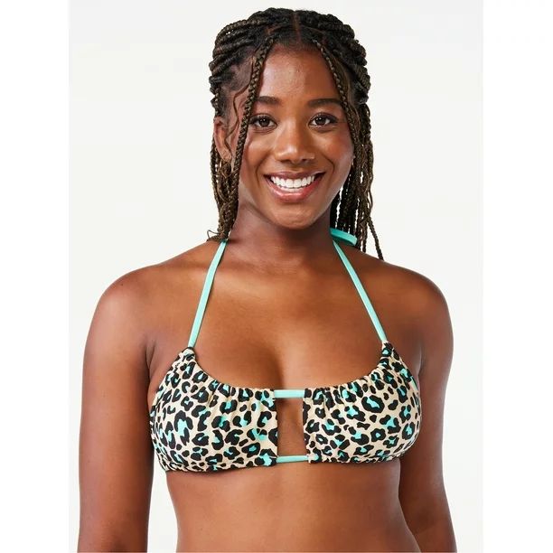 Love & Sports Women's Malibu Cut Out Bikini Top | Walmart (US)